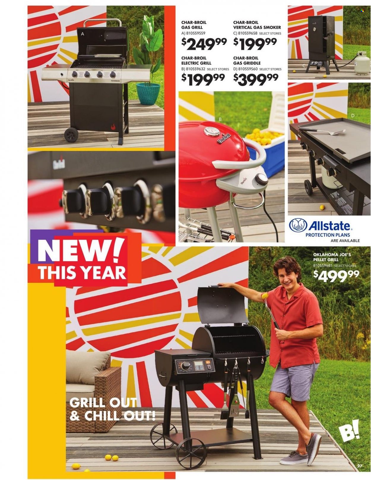 thumbnail - Big Lots Flyer - 03/24/2022 - 07/05/2022 - Sales products - gas grill, grill, pellet grill, smoker. Page 27.