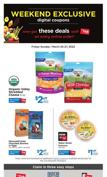 Cub Foods Flyer - 03/25/2022 - 03/27/2022.