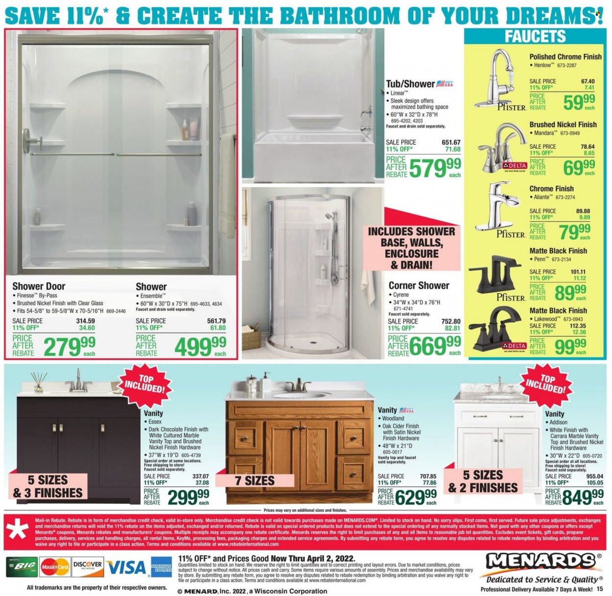 Menards ad - 03/24/2022 - 04/02/2022. Page 17