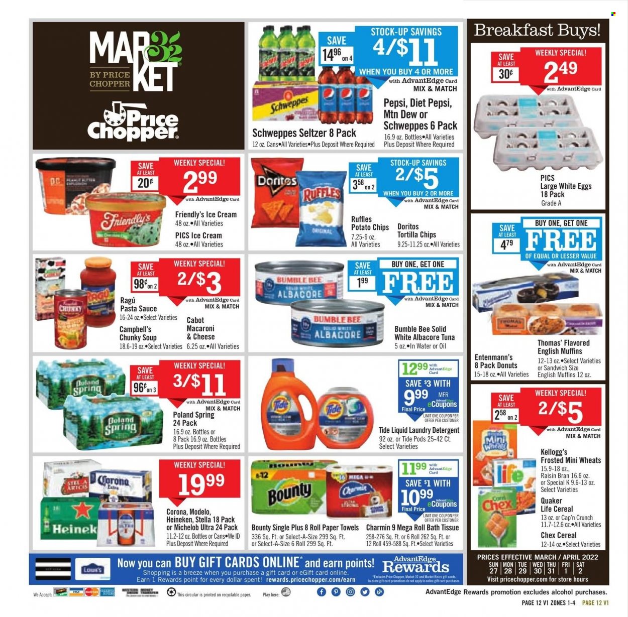 Price Chopper ad - 03/27/2022 - 04/02/2022. Page 12