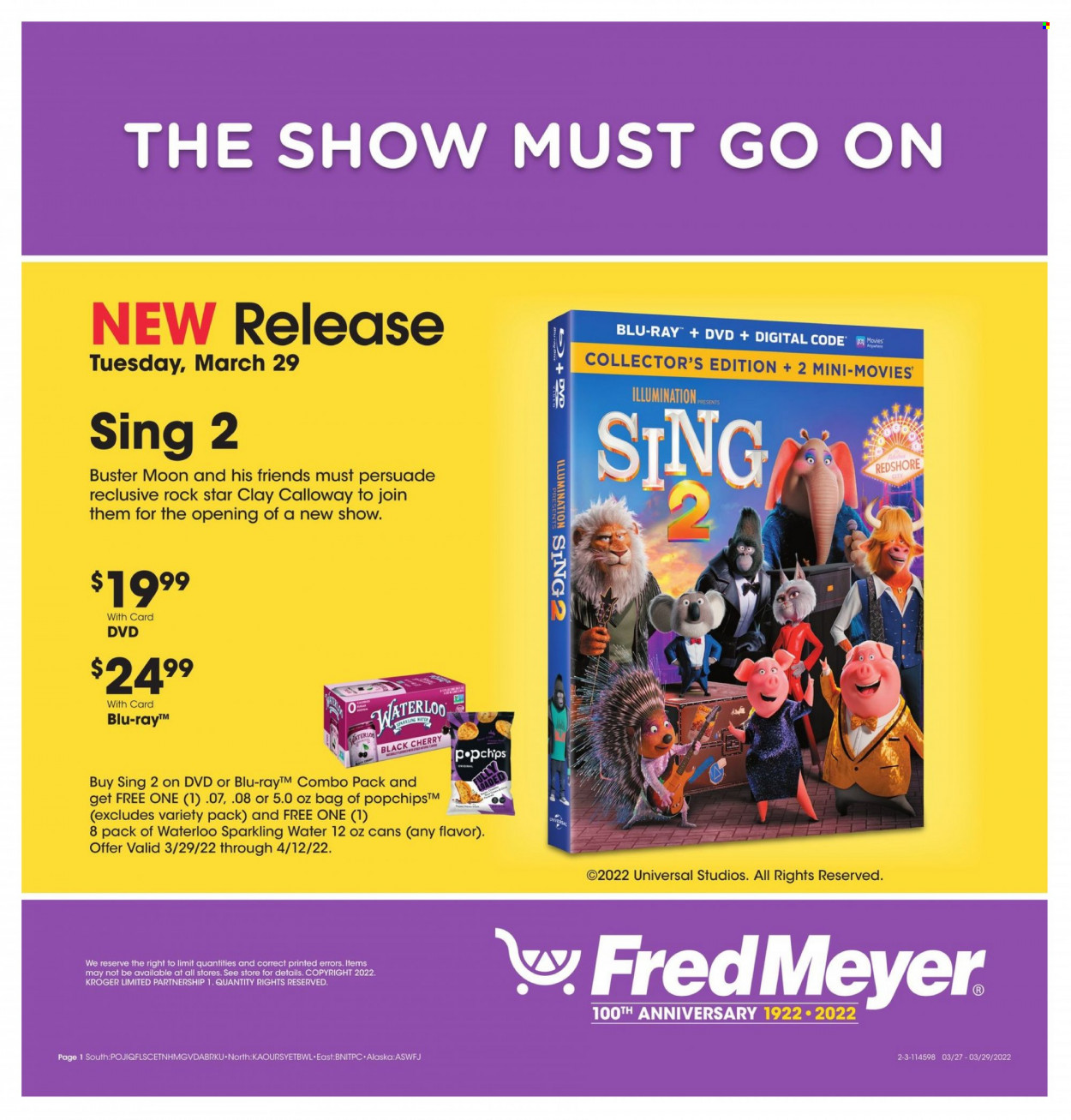 Fred Meyer ad - 03/27/2022 - 03/29/2022. Page 1