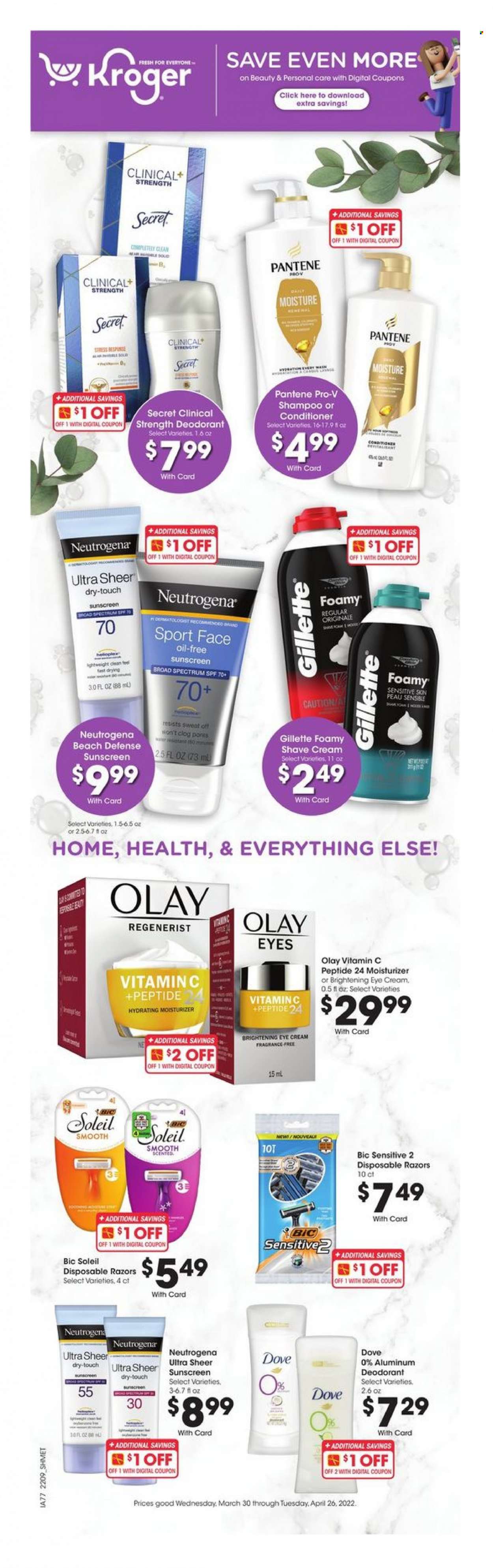Kroger ad - 03/30/2022 - 04/26/2022. Page 1