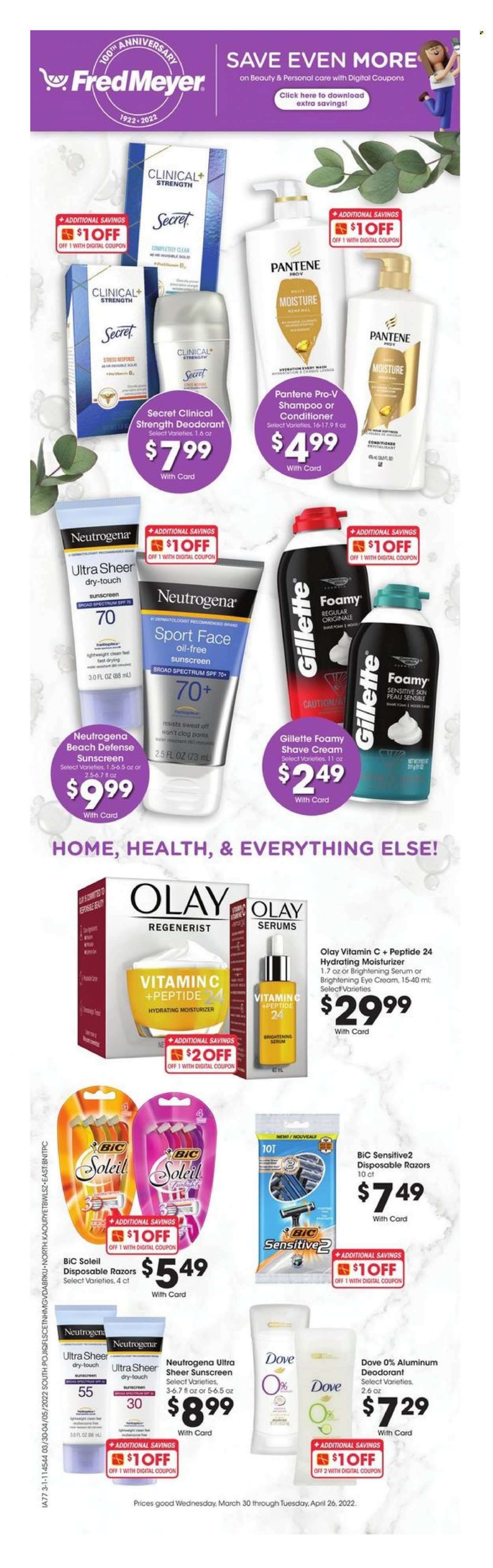 Fred Meyer ad - 03/30/2022 - 04/26/2022. Page 1