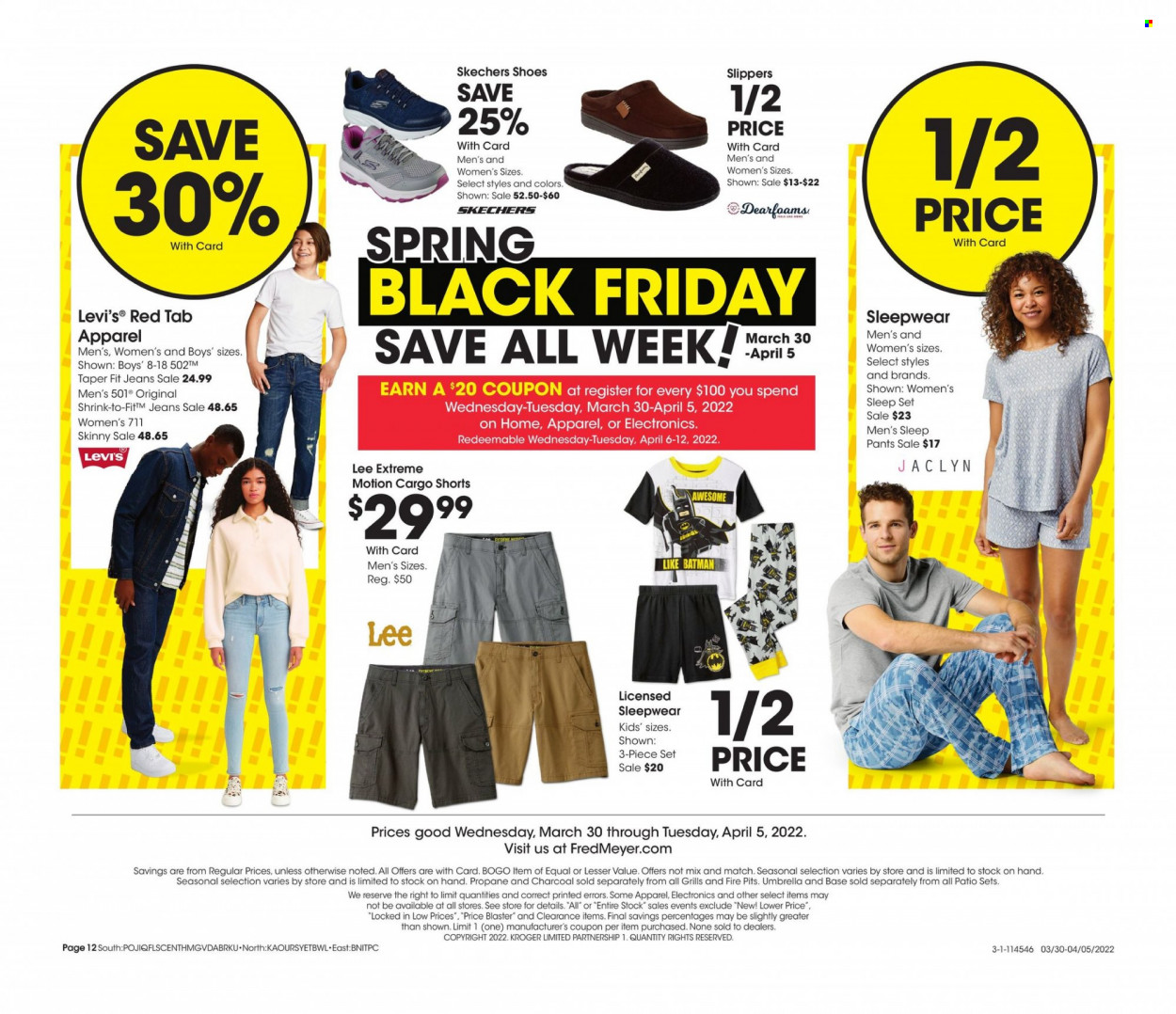 Fred Meyer ad - 03/30/2022 - 04/05/2022. Page 12