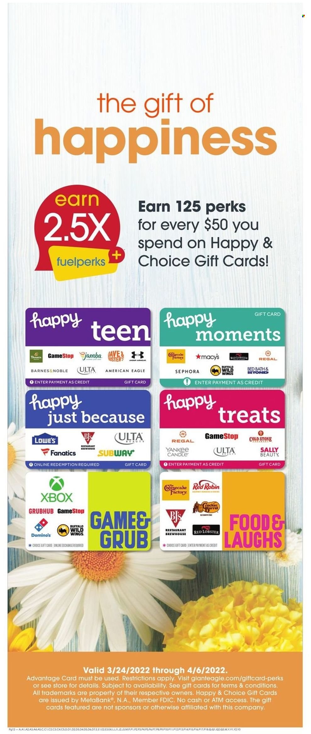 Giant Eagle ad - 03/31/2022 - 04/06/2022. Page 11