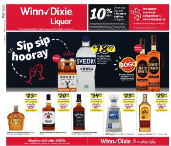 Winn Dixie Flyer - 03/28/2022 - 04/24/2022.