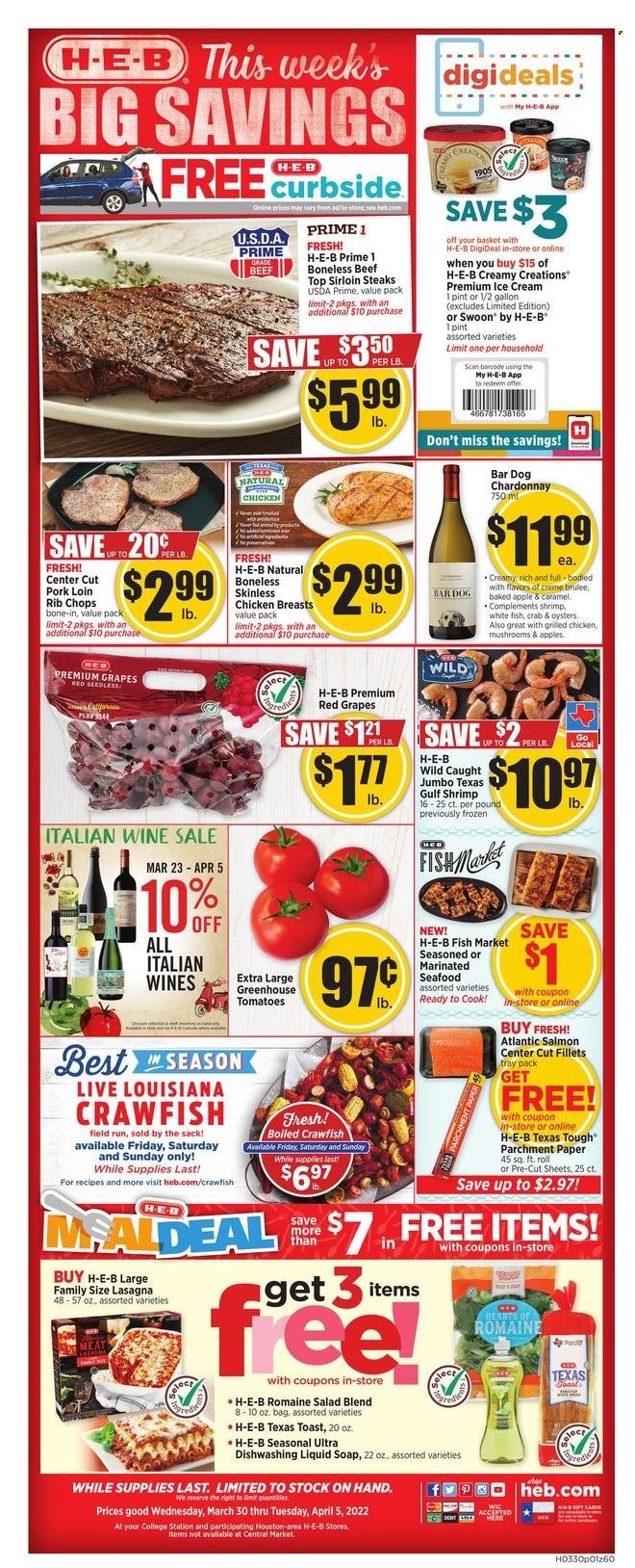 H-E-B ad - 03/30/2022 - 04/05/2022. Page 1