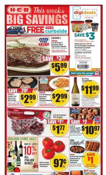 H-E-B Flyer - 03/30/2022 - 04/05/2022.