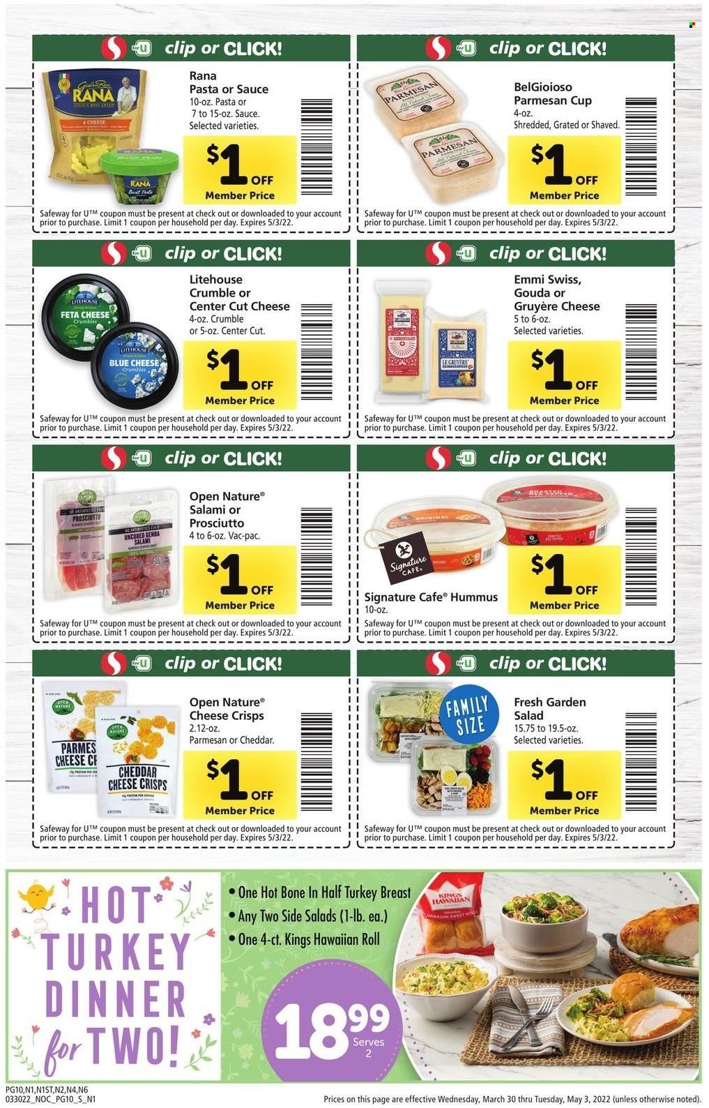 Safeway ad - 03/30/2022 - 05/03/2022. Page 10