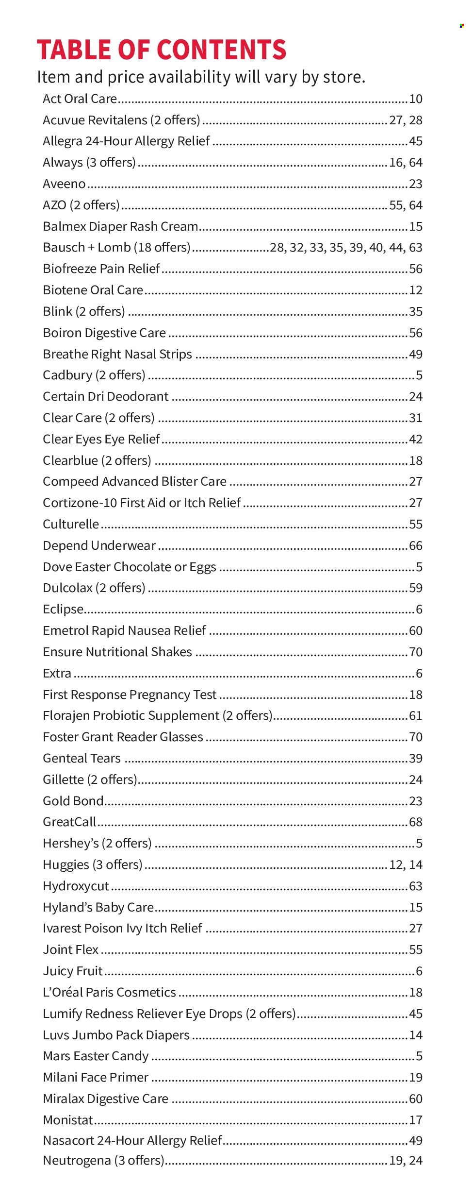 Walgreens ad - 03/27/2022 - 04/30/2022. Page 2