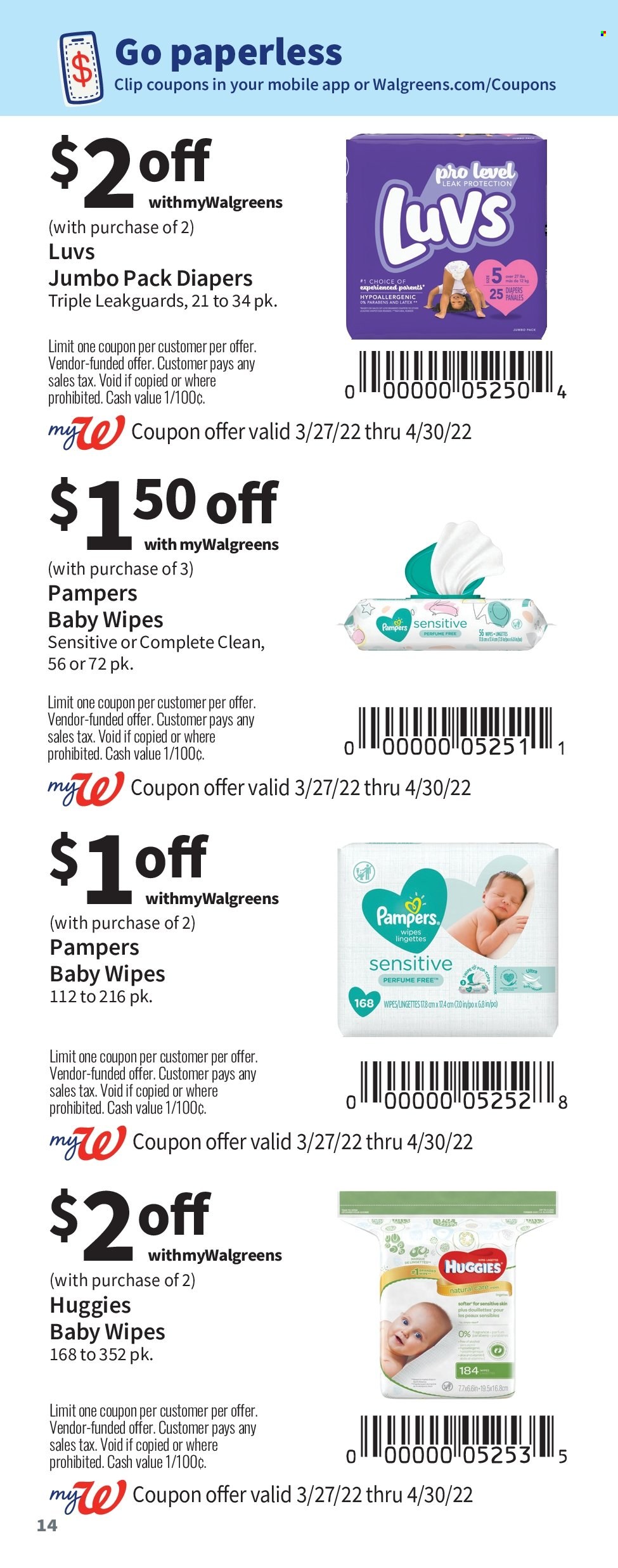 Walgreens ad - 03/27/2022 - 04/30/2022. Page 14