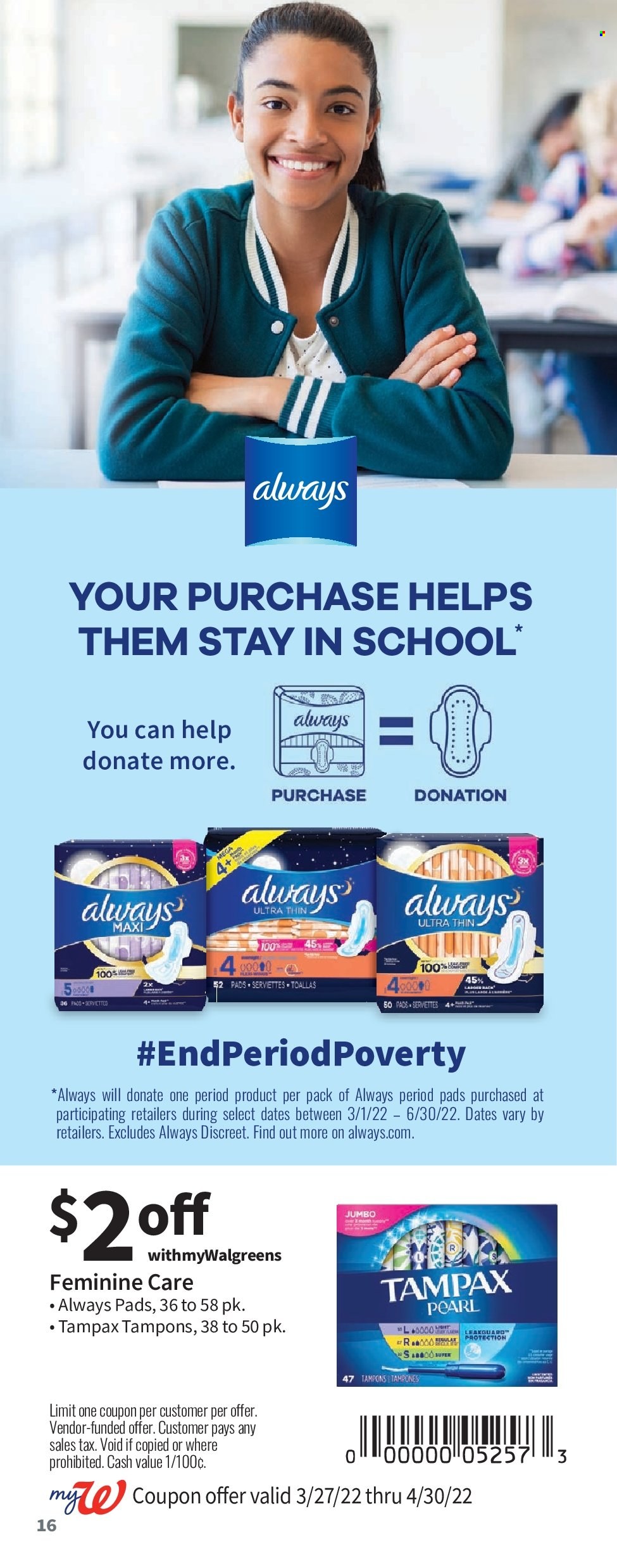 Walgreens ad - 03/27/2022 - 04/30/2022. Page 16