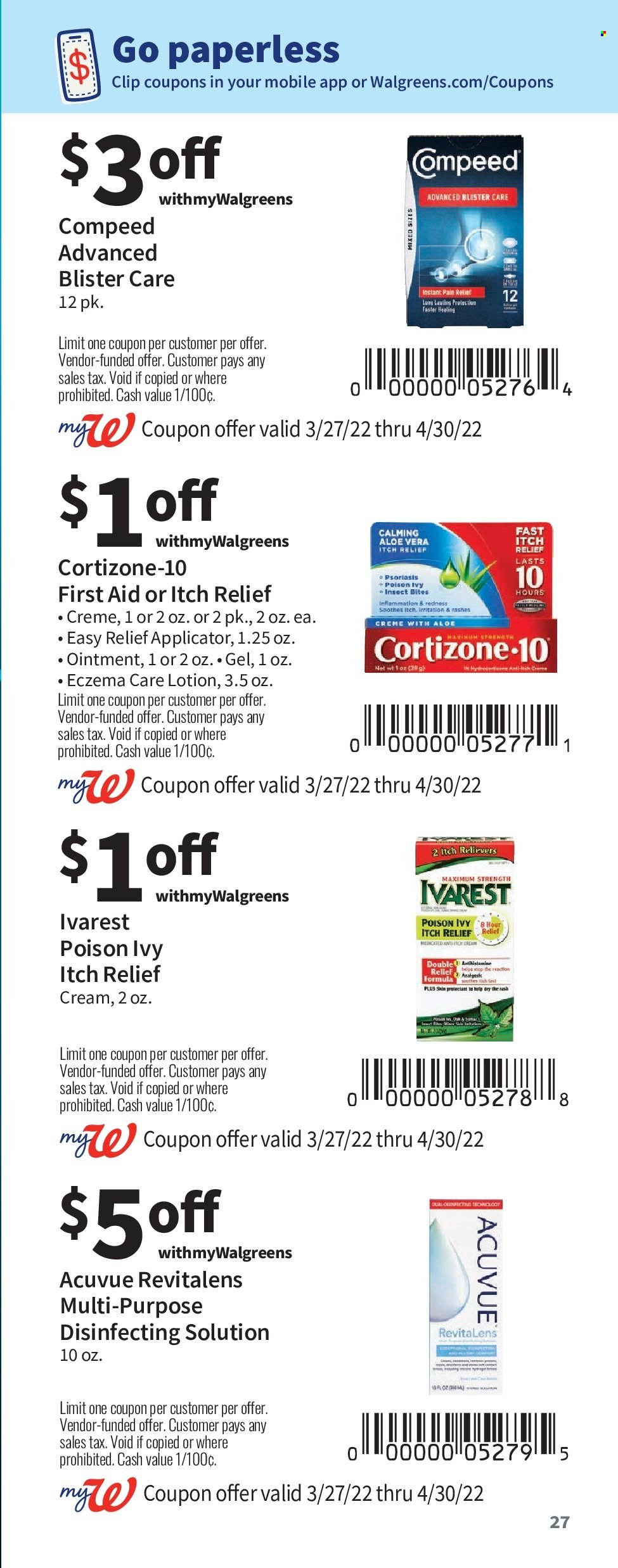 Walgreens ad - 03/27/2022 - 04/30/2022. Page 27