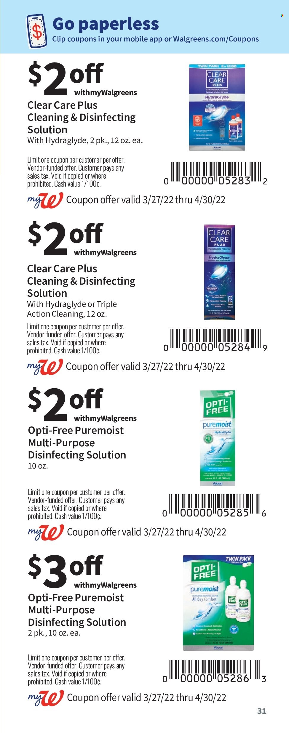 Walgreens ad - 03/27/2022 - 04/30/2022. Page 31