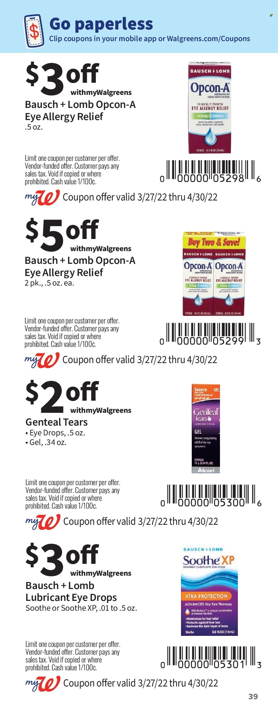 Walgreens ad - 03/27/2022 - 04/30/2022. Page 39