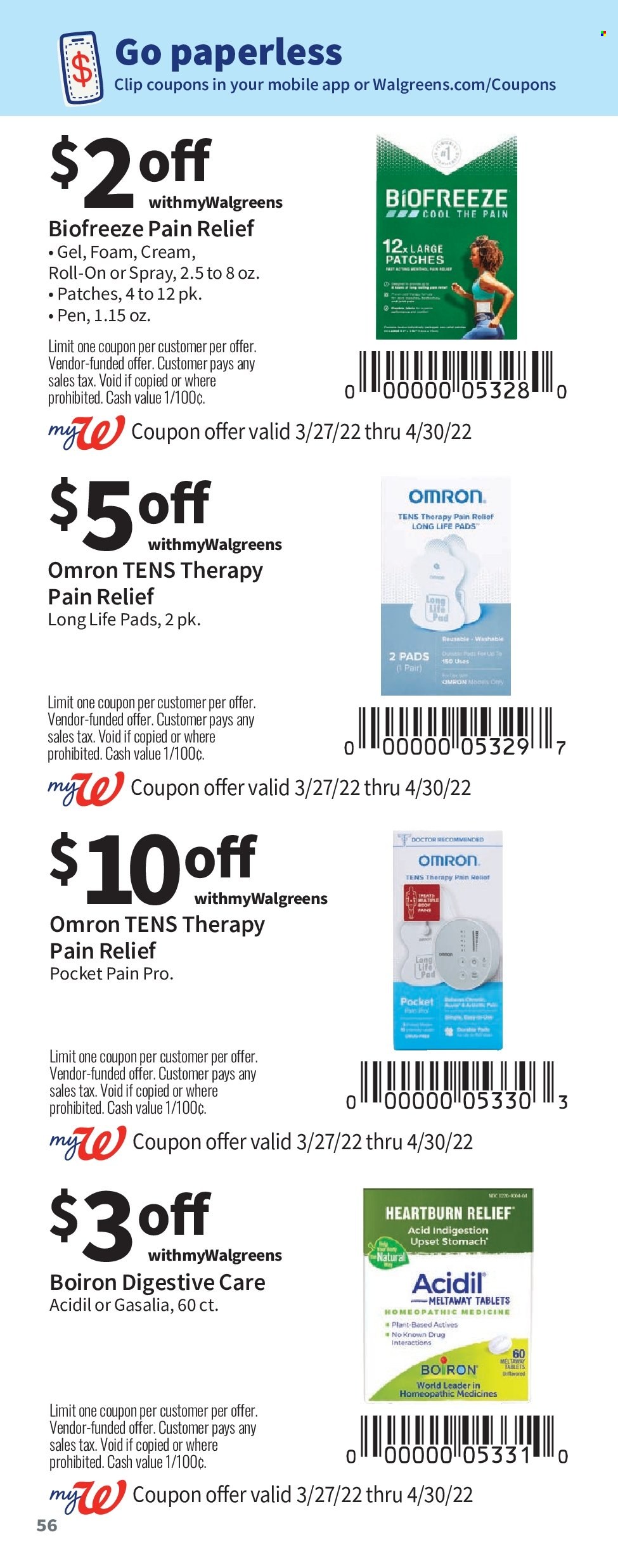 Walgreens ad - 03/27/2022 - 04/30/2022. Page 56