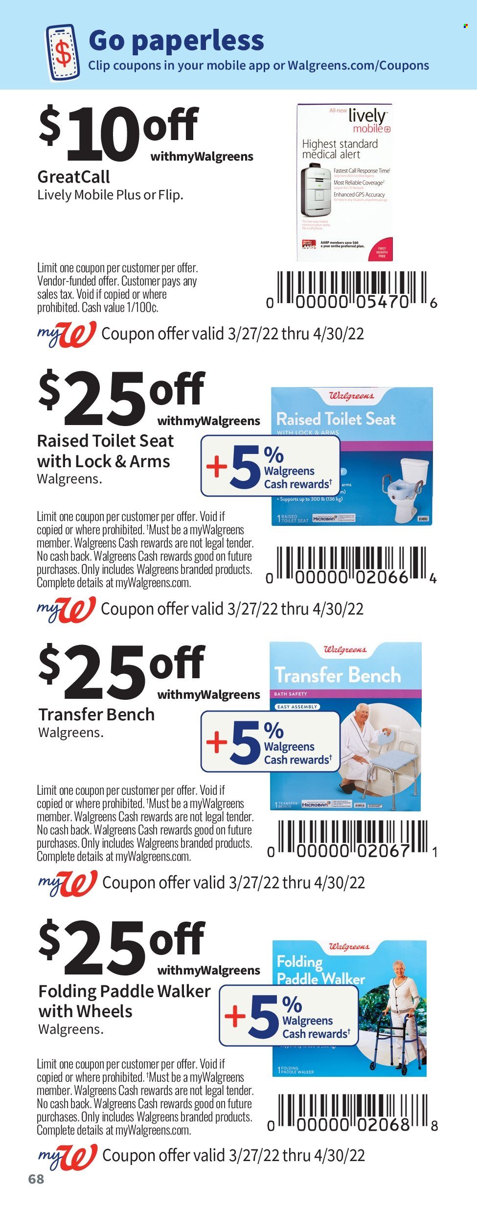 Walgreens ad - 03/27/2022 - 04/30/2022. Page 68