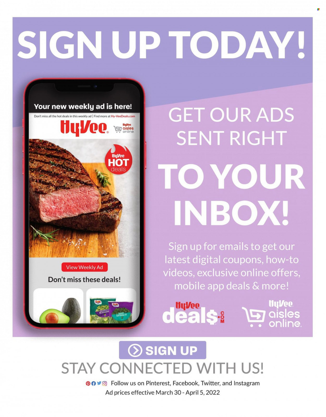 Hy-Vee ad - 03/30/2022 - 04/05/2022. Page 3