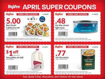 Hy-Vee Flyer - 03/30/2022 - 04/05/2022.