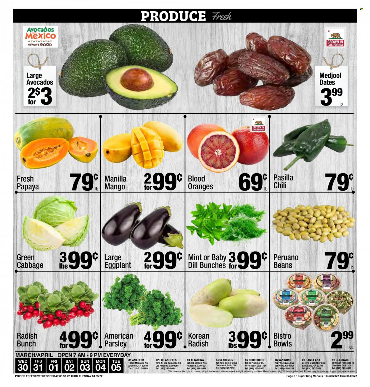 Super King Markets ad - 03/30/2022 - 04/05/2022. Page 8