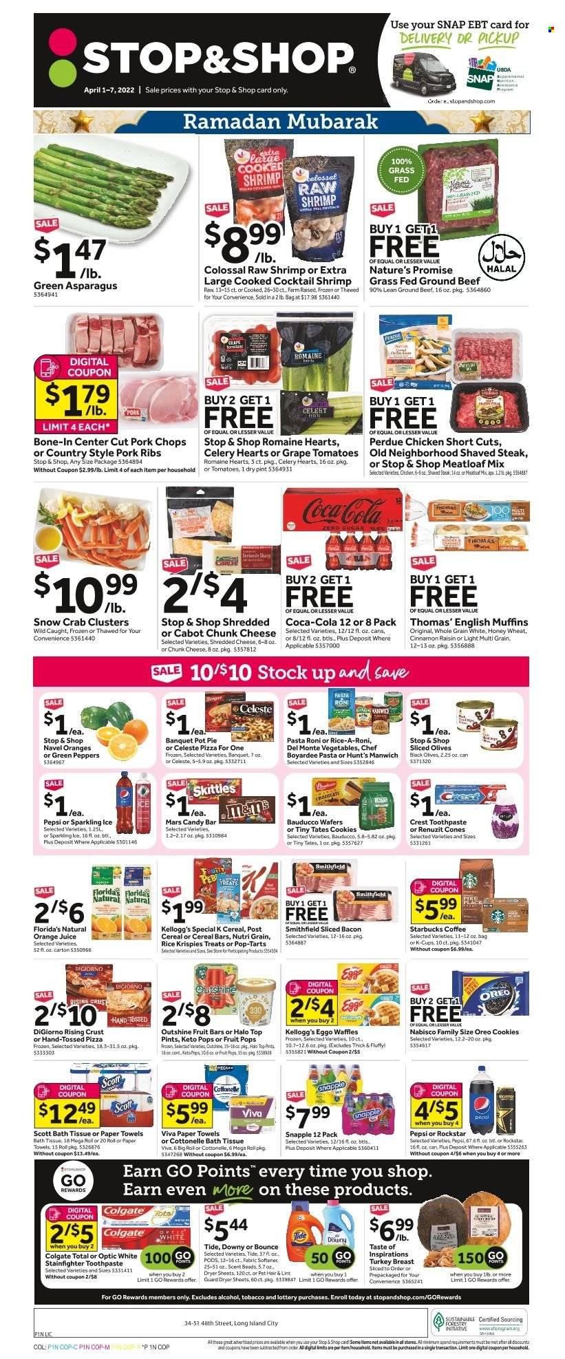 Stop & Shop ad - 04/01/2022 - 04/07/2022. Page 1