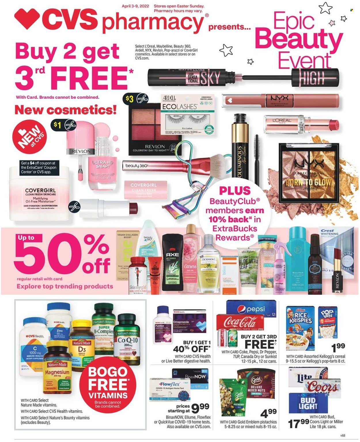 CVS Pharmacy ad - 04/03/2022 - 04/09/2022. Page 1