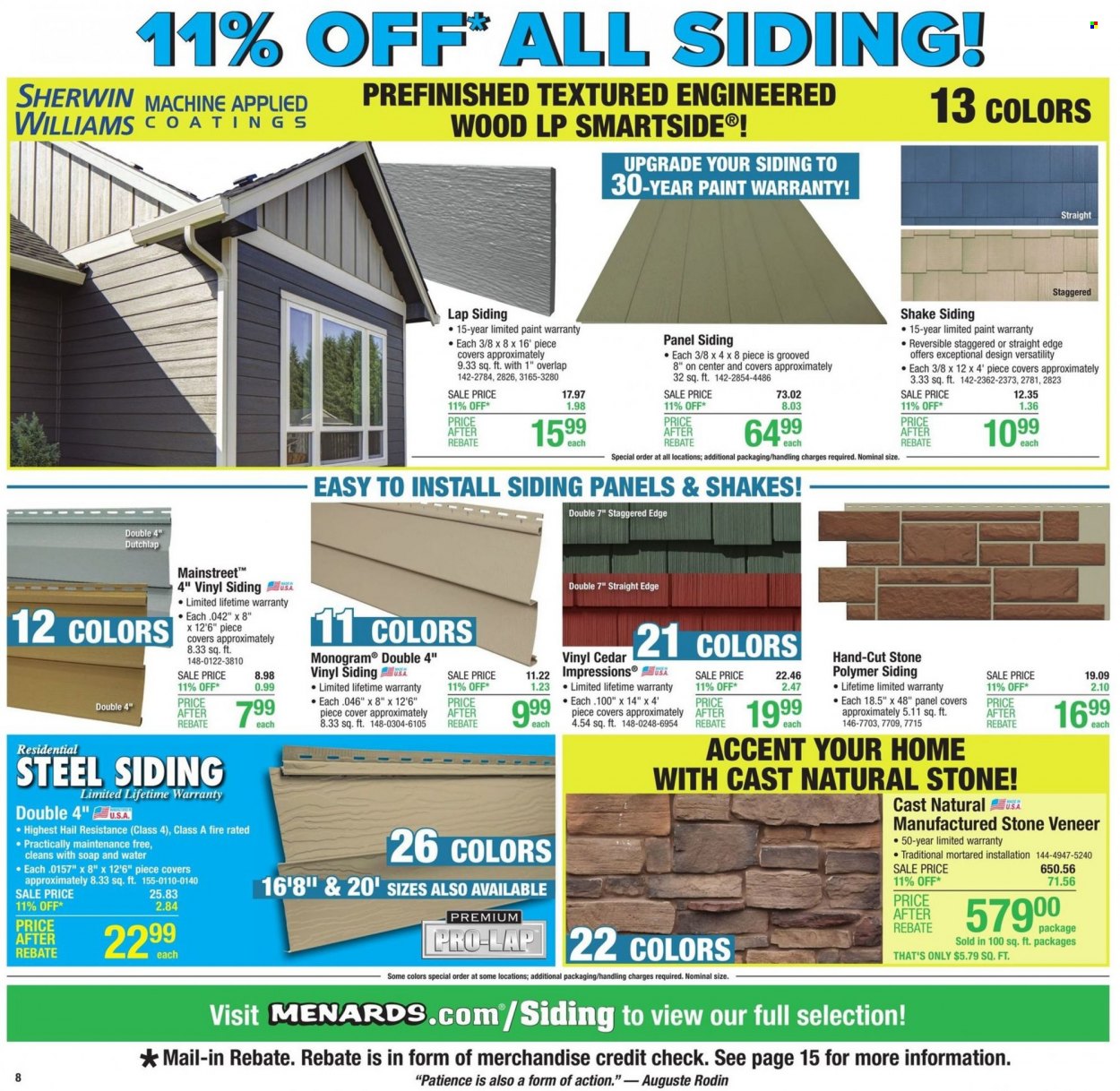Menards ad - 03/31/2022 - 04/09/2022. Page 9