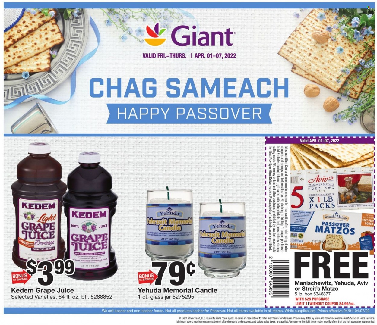 Giant Food ad - 04/01/2022 - 04/07/2022. Page 10