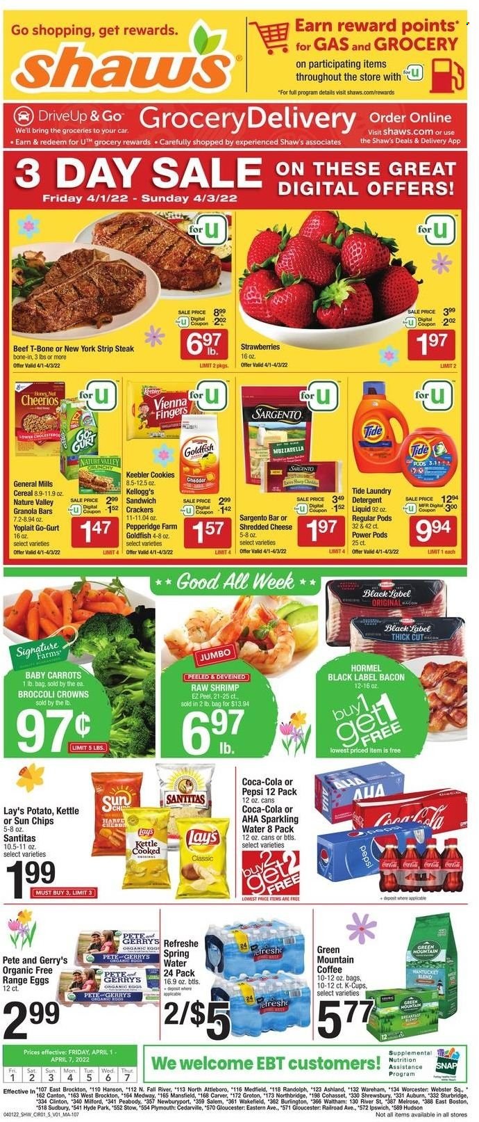 Shaw’s ad - 04/01/2022 - 04/07/2022. Page 1
