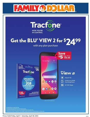 Family Dollar Flyer - 04/01/2022 - 04/30/2022.