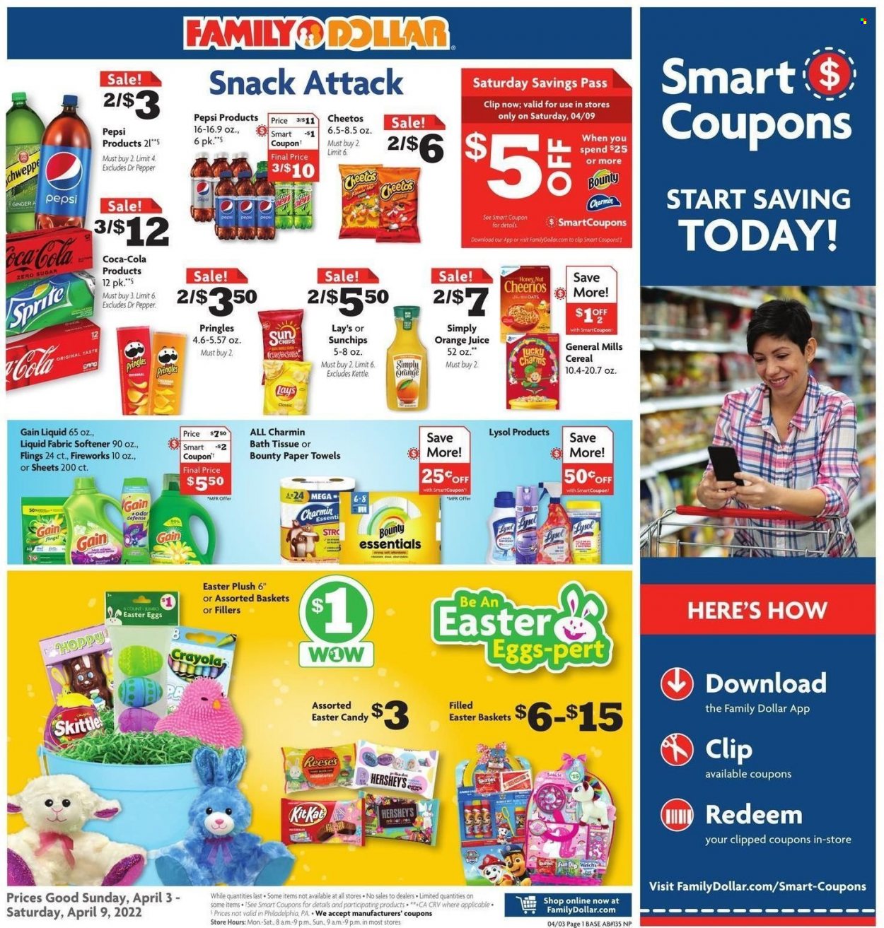 Family Dollar ad - 04/03/2022 - 04/09/2022. Page 1