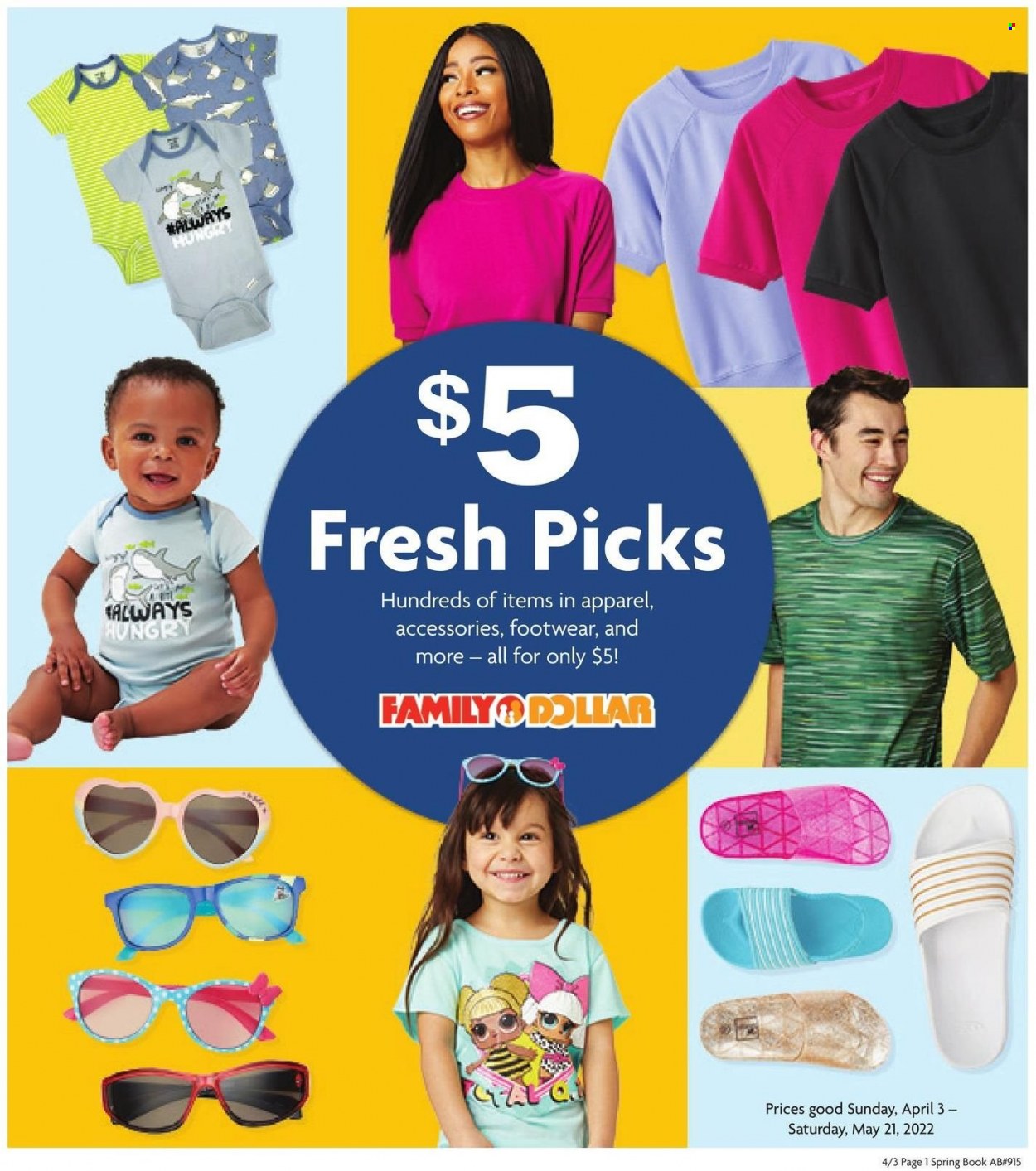 Family Dollar ad - 04/03/2022 - 05/21/2022. Page 1