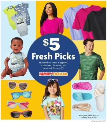 Family Dollar Flyer - 04/03/2022 - 05/21/2022.