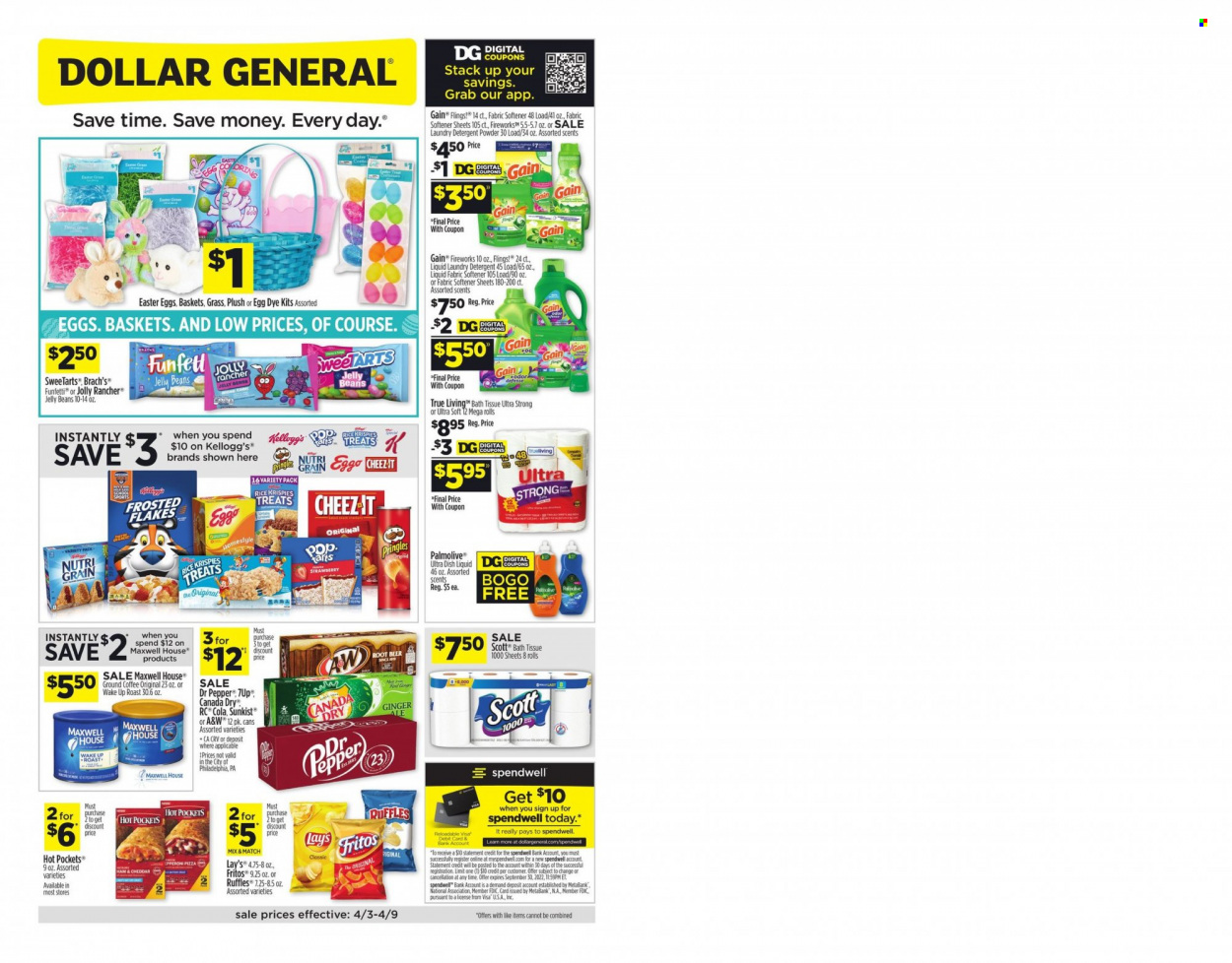 Dollar General ad - 04/03/2022 - 04/09/2022. Page 1