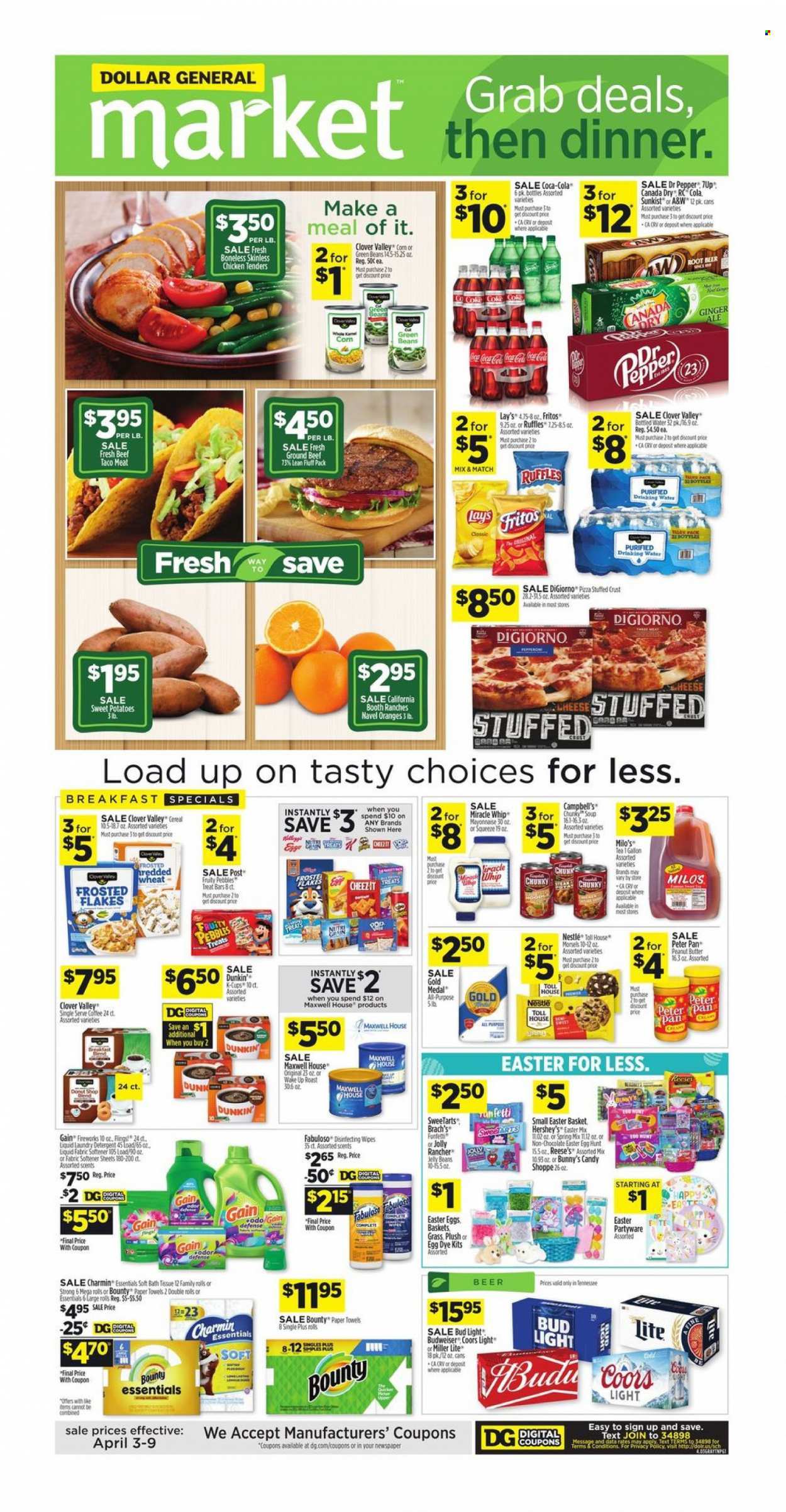 Dollar General ad - 04/03/2022 - 04/09/2022. Page 1