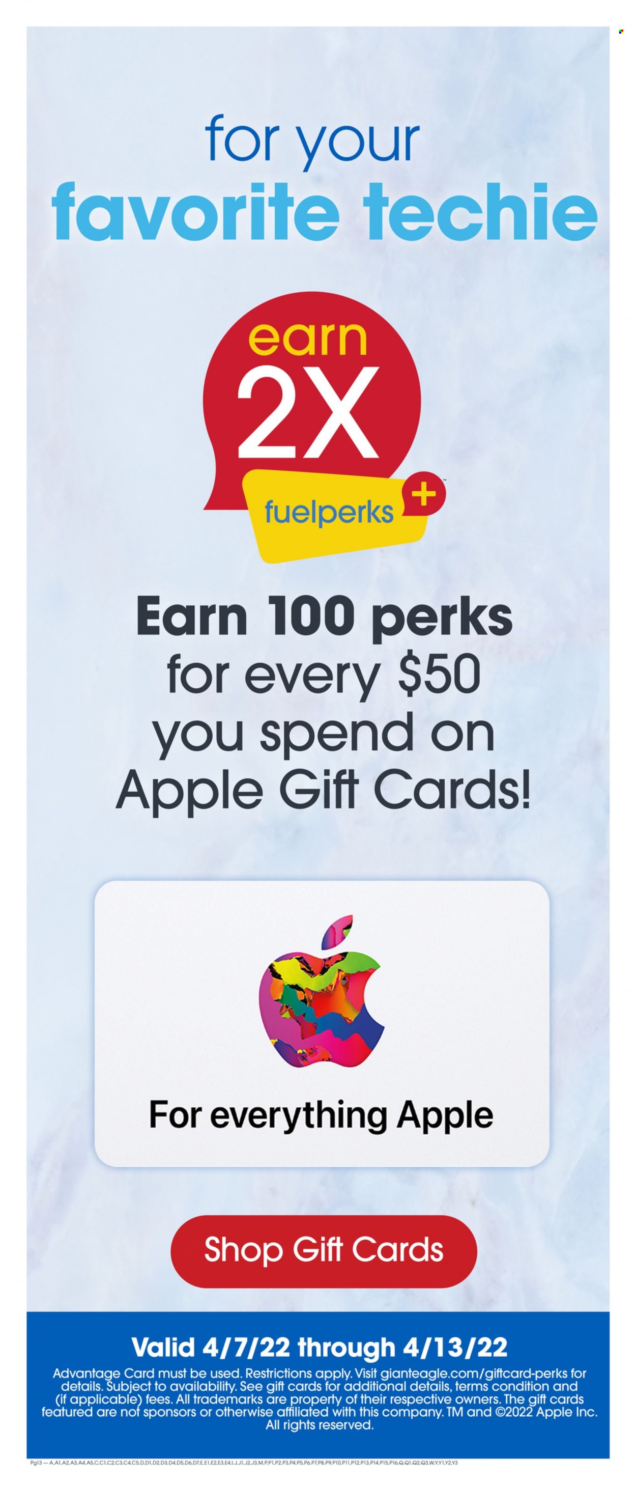 Giant Eagle ad - 04/07/2022 - 04/13/2022. Page 16
