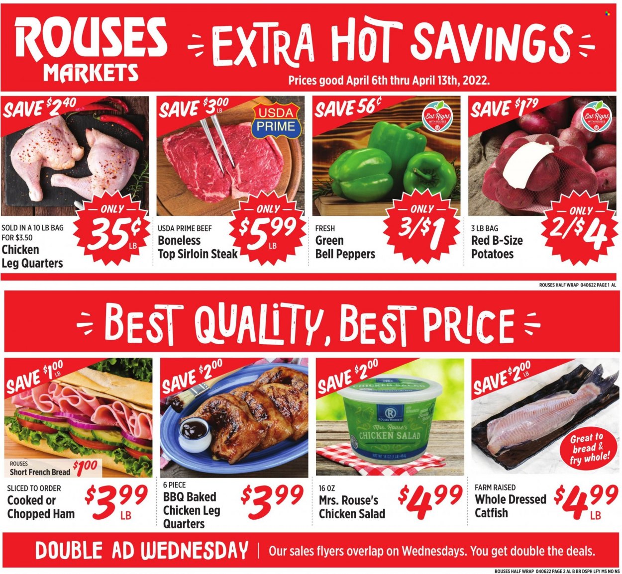 Rouses Markets ad - 04/06/2022 - 04/13/2022. Page 1