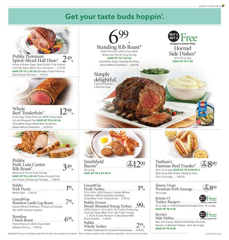 Publix ad - 04/07/2022 - 04/16/2022. Page 7
