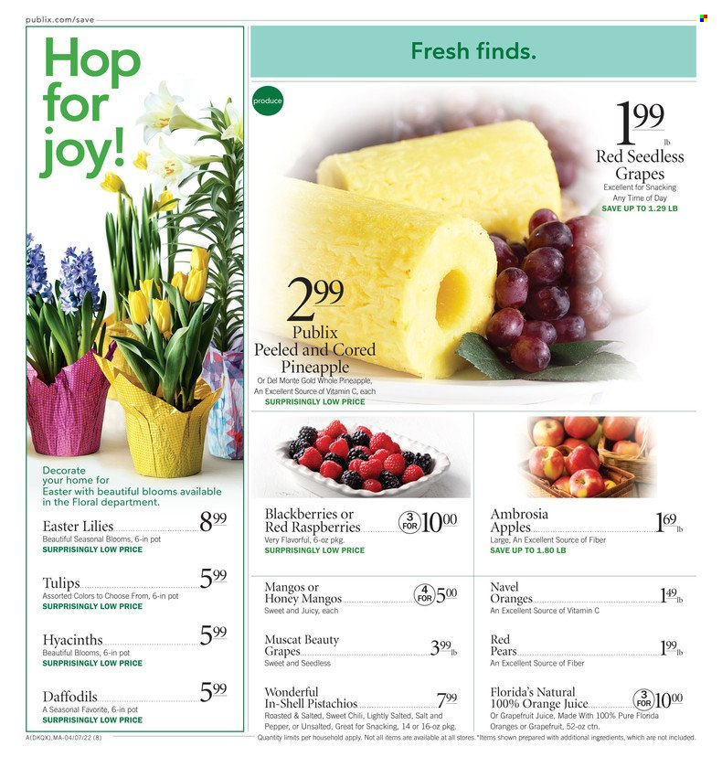 Publix ad - 04/07/2022 - 04/16/2022. Page 8