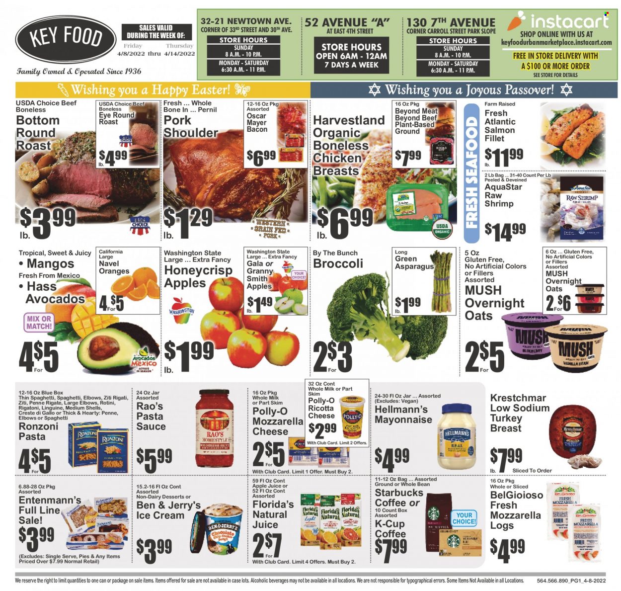 Key Food ad - 04/08/2022 - 04/14/2022. Page 1