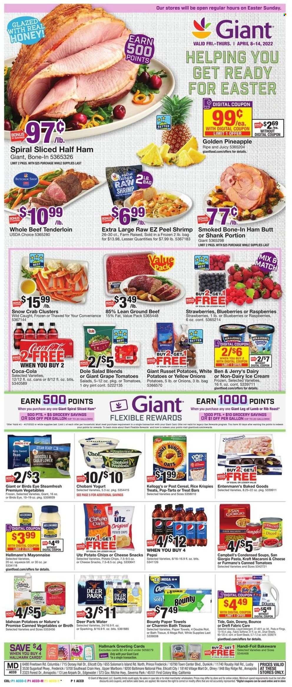 Giant Food ad - 04/08/2022 - 04/14/2022. Page 1