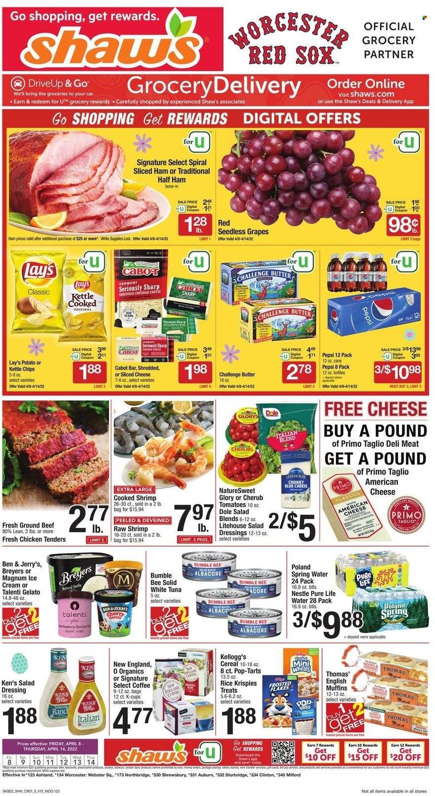 Shaw’s ad - 04/08/2022 - 04/14/2022. Page 1