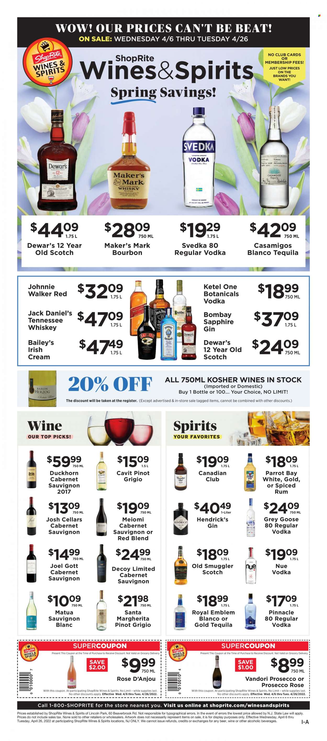 ShopRite ad - 04/06/2022 - 04/26/2022. Page 1