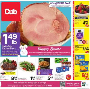 Cub Foods Flyer - 04/10/2022 - 04/17/2022.