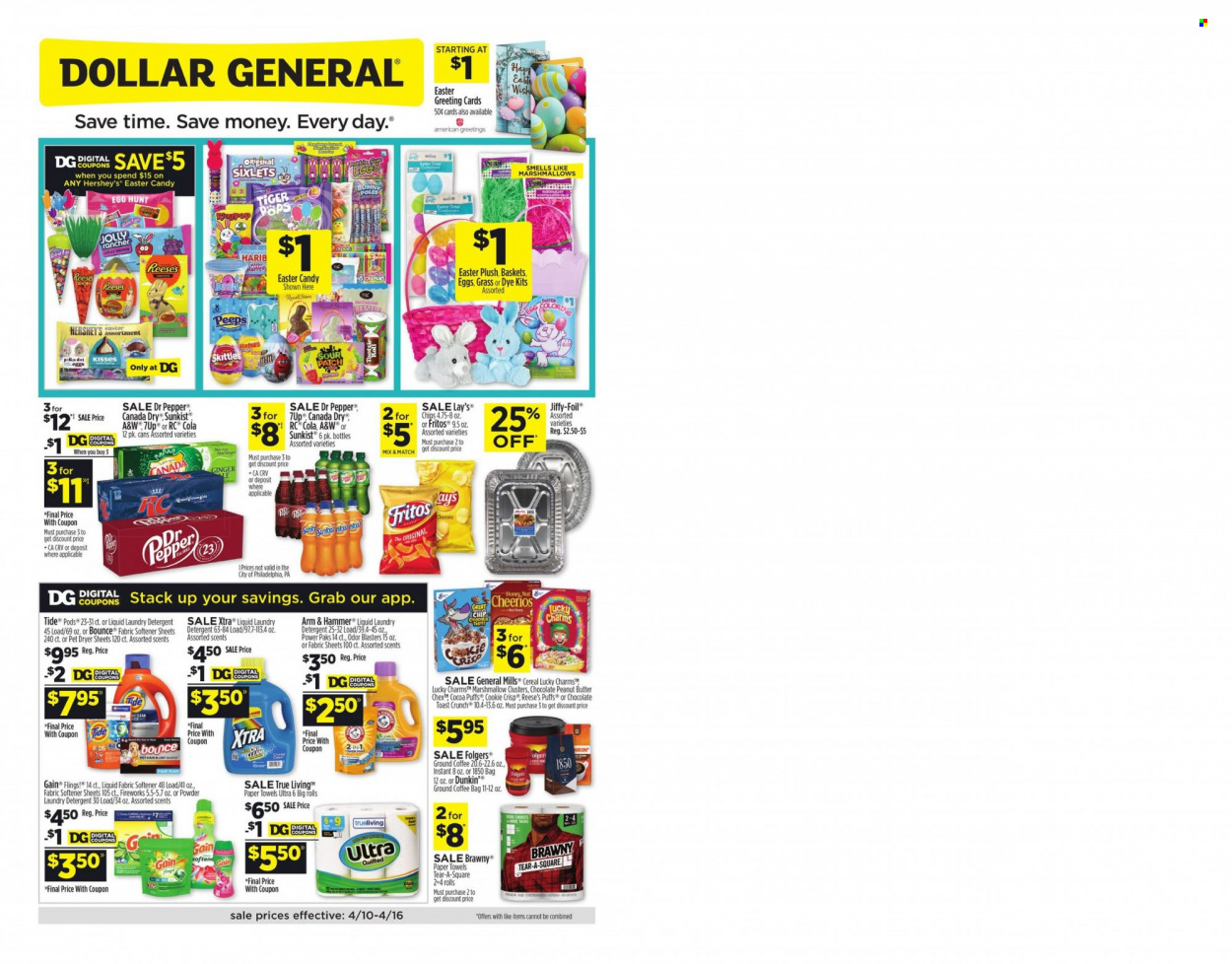Dollar General ad - 04/10/2022 - 04/16/2022. Page 1