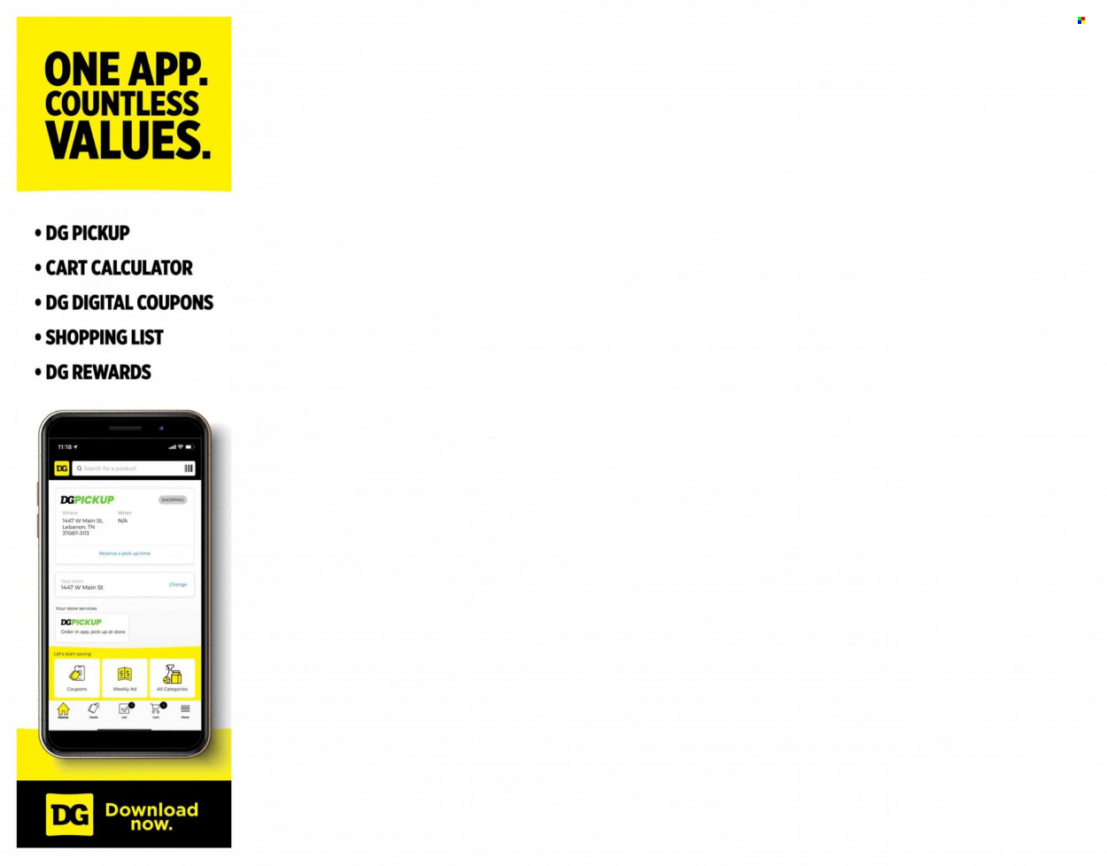 Dollar General ad - 04/10/2022 - 04/16/2022. Page 14