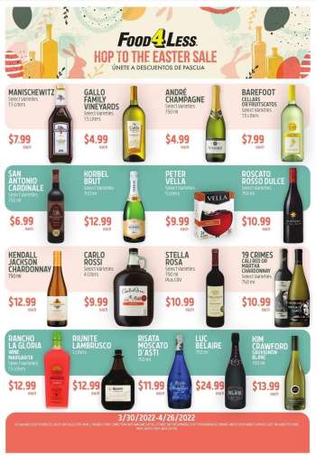 Food 4 Less Flyer - 03/30/2022 - 04/26/2022.