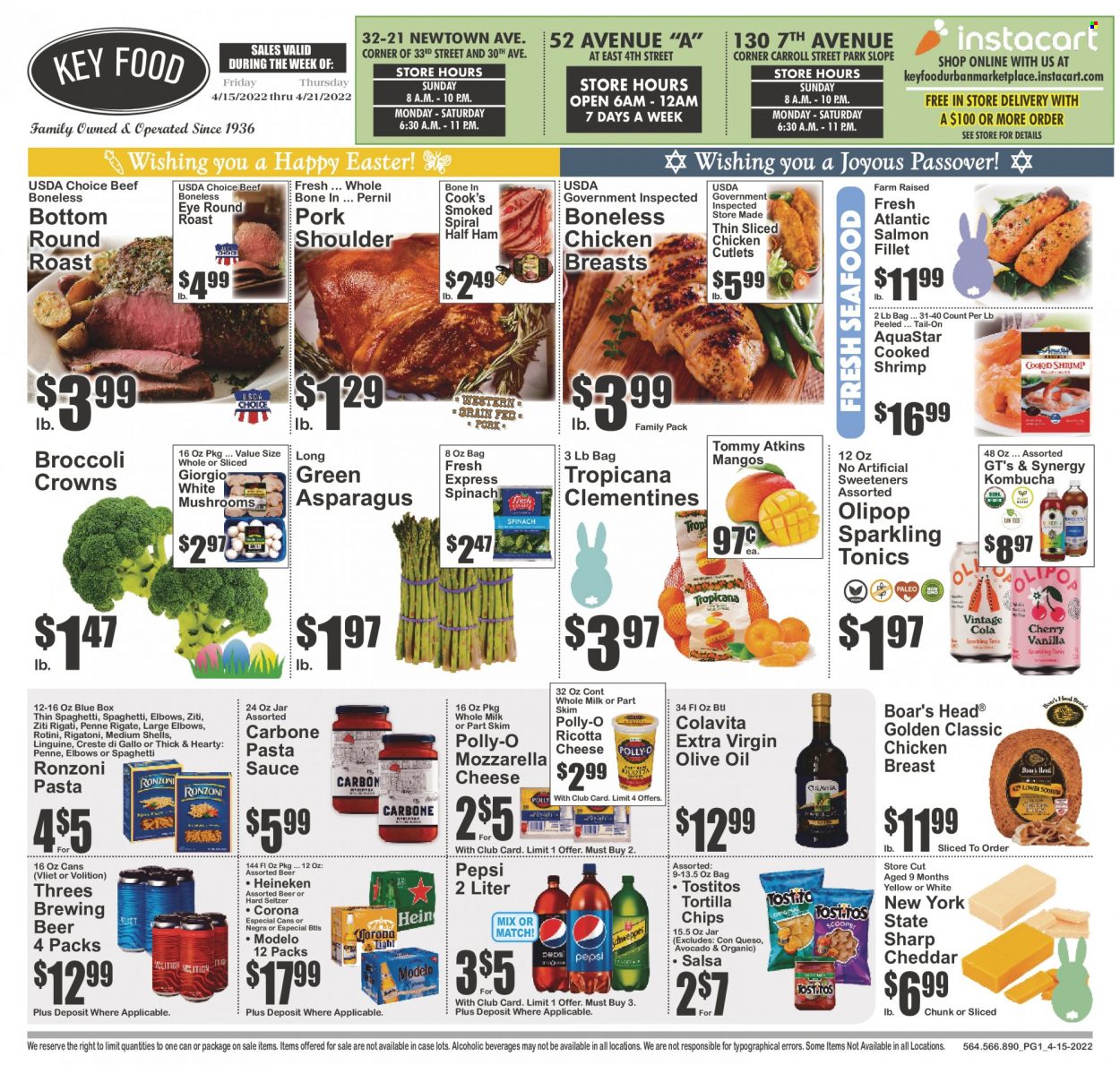 Key Food ad - 04/15/2022 - 04/21/2022. Page 1