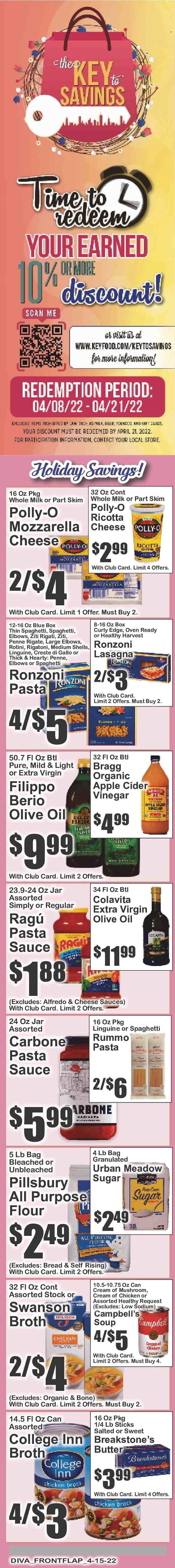 Key Food ad - 04/15/2022 - 04/21/2022. Page 2