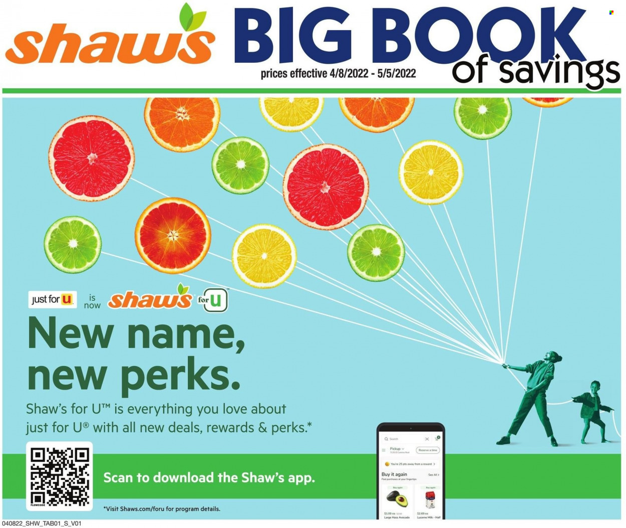 Shaw’s ad - 04/08/2022 - 05/05/2022. Page 1